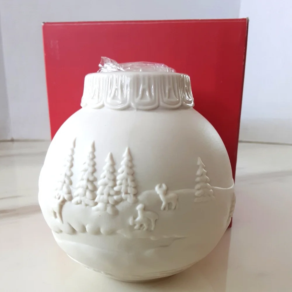 LENOX Ornamental Glow Winter Wonderland Votive American by Design - NIB